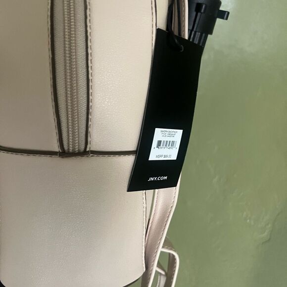 Jones New York Cream Minimalist Backpack - Picture 3 of 3